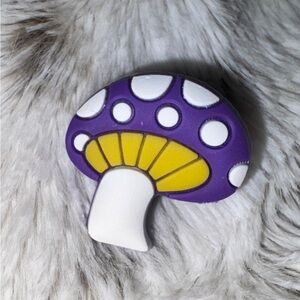 Purple Mushroom Shoe Charm 5/$20